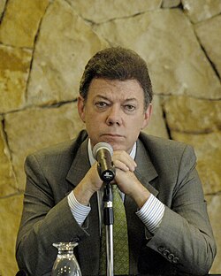 Juan Manuel Santos en 2007