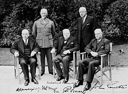 Primeros ministros en la conferencia de 1944