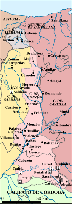 Condado de Monzón, Saldaña y Carrión