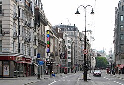 Vista hacia el este sobre la calle Strand.