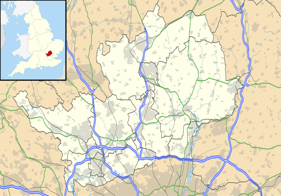 Mapa de principales localidades en Hertfordshire