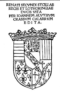 Oraison funèbre de René II por Jean Loys, impreso en 1510.