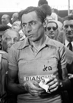 Fausto Coppi compitiendo en el Tour de Francia