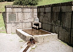 Nacimiento del río Mosela en los Vosgos