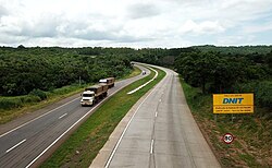 Tramo duplicado de carretera BR-163 y BR-364 en Mato Grosso