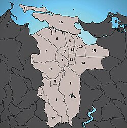 Mapa de los barrios de San Juan
