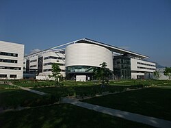 Fotografía panorámica de los edificios de Minatec en el año 2010.