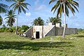 Búnker estadounidense localizado en la isla