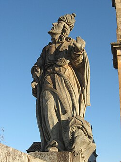 Escultura del profeta Jonás por Aleijadinho en Brasil