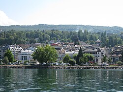 Vista general de Évian-les-Bains