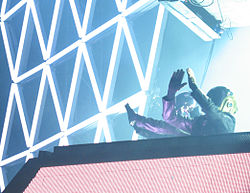 Daft Punk en un concierto en Berkeley en 2007.