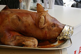 Ingredientes generales de la lechona