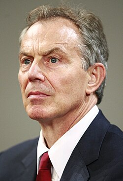 Retrato de Tony Blair en 2010