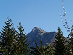 Vista de La Pointe de Marcelly en el macizo Chablais
