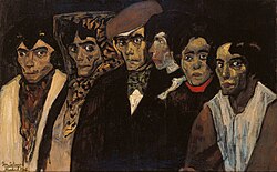 Cuadro Chulos y chulas de 1906