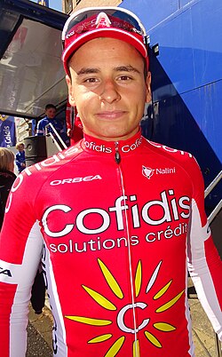 Clément Venturini compitiendo