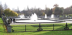 Las fuentes del Jardín Italiano en los Jardines de Kensington