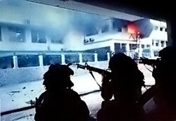 Marines estadounidenses durante la Operación Causa Justa en Panamá