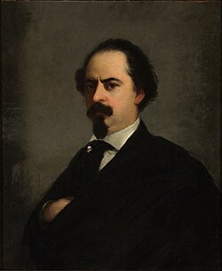 Autorretrato de Eugenio Lucas Velázquez, óleo sobre lienzo conservado en el Museo del Prado.