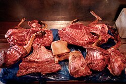 Cortes de carne de perro en Seúl