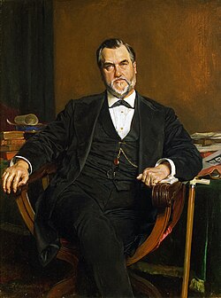 Retrato de Leland Stanford