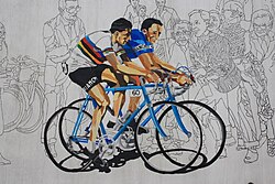Mural de los hermanos Coppi