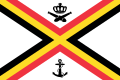 Pabellón naval de Bélgica