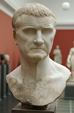Busto hallado en Roma tradicionalmente identificado como Craso