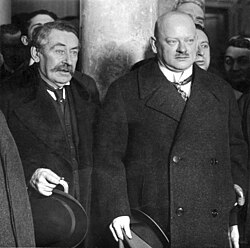 Aristide Briand y Gustav Stresemann