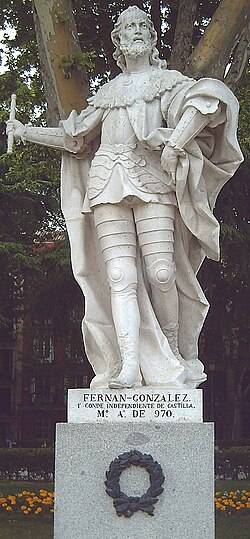 Estatua de Fernán González en Madrid