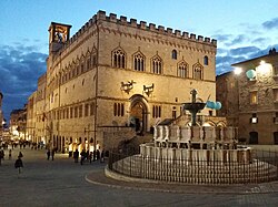 Palazzo dei Priori, sede del gobierno comunal