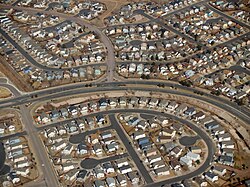 Barrio suburbano en Colorado Springs