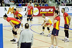 Jugador líbero con indumentaria distintiva