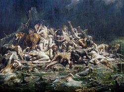 Le déluge de Noe et les compagnons por Léon-François Comerre