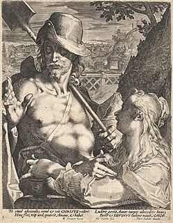 Cristo y la Magdalena