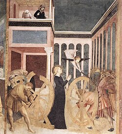 Martirio de Santa Catalina por Masolino da Panicale