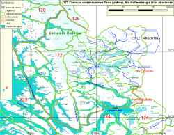Mapa de ubicación del Lago Dickson