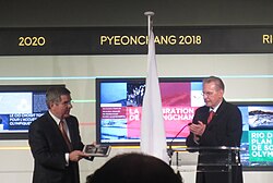 Jacques Rogge y Thomas Bach
