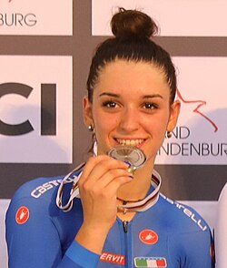 Eleonora Gasparrini en competición
