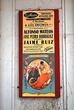 Cartel de novillada