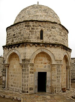 El edículo de la Ascensión en Jerusalén