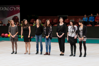 Homenaje a las Niñas de Oro en el Euskalgym
