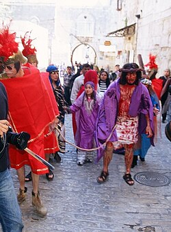 Vía Dolorosa en Jerusalén