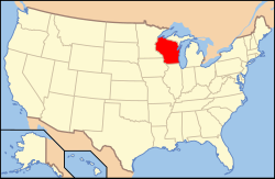 Representación cartográfica del condado y zona circundante