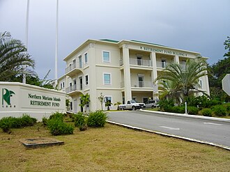 Edificio gubernamental representativo en las Islas Marianas del Norte.
