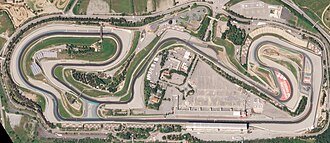 Vista aérea del complejo de Montmeló