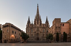 Plaza de la Seu al amanecer