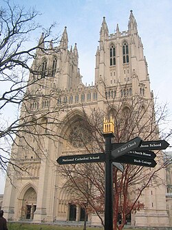 Catedral nacional de Washington.