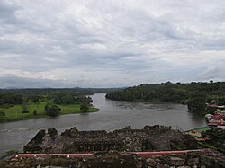 Vista del río San Juan desde El Castillo