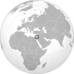 Mapa de la región en relación con el mundo